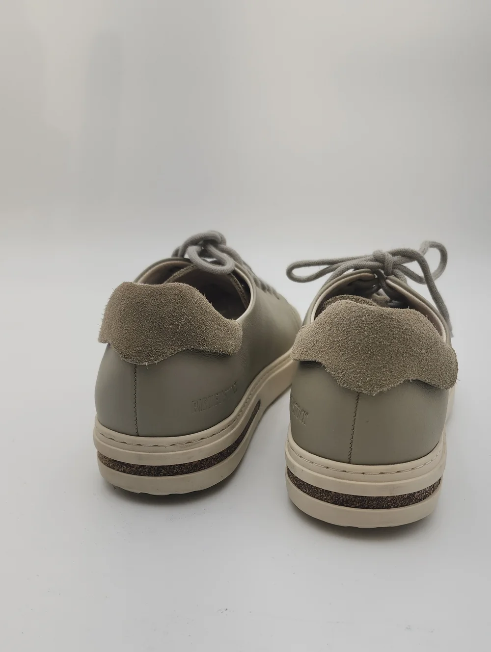 Birkenstock Bend Low Decon Gray Taupe Women’s 7 Nubuck Leather Sneakers